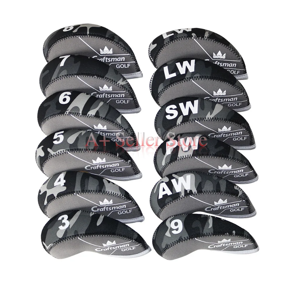 

**CRAFSTMAN** 12pcs/set Neoprene camouflage Golf Iron Headcover