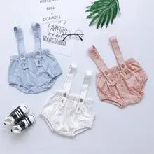 Новинка года,, Комбинезоны для маленьких мальчиков и девочек летние хлопковые модные шорты для малышей от 0 до 3 лет, PV300