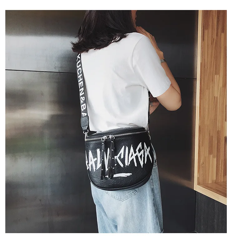 graffiti impressão balde saco bonito lazer sacos