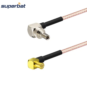 

Superbat CRC9 Male Plug Right Angle to MCX Male Plug Right Angle Pigtail Cable RG316 15cm RF Coaxial Cable