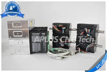 

4-Axis NEMA 34 Dual Shaft Stepper Motor 1160oz-in & Driver PSR8078 & 48V Power Supply Kit