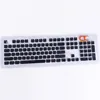 Retro Double Shot Injection White Bi-Color Crystal Edge Keycaps for Mechanical Keyboard with Key Puller Flat 104 Keys US Layout ► Photo 2/6
