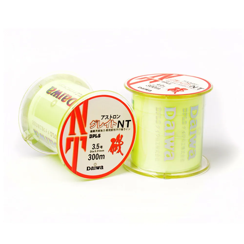 

Nylon Super Wear Fishing Lure Line 300m Fluorescent Parallel roll Fishing Line 1.0 - 8.0 # Super Rally Super-Parallel Processing