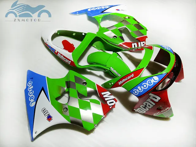 Kit de carenagem customizado de motocicleta, para kawasaki ninja 1998 e 1999, zx6r, abs, conjunto de carenagem zx, 6r, zx636, 98, 99, com bodyworks 3