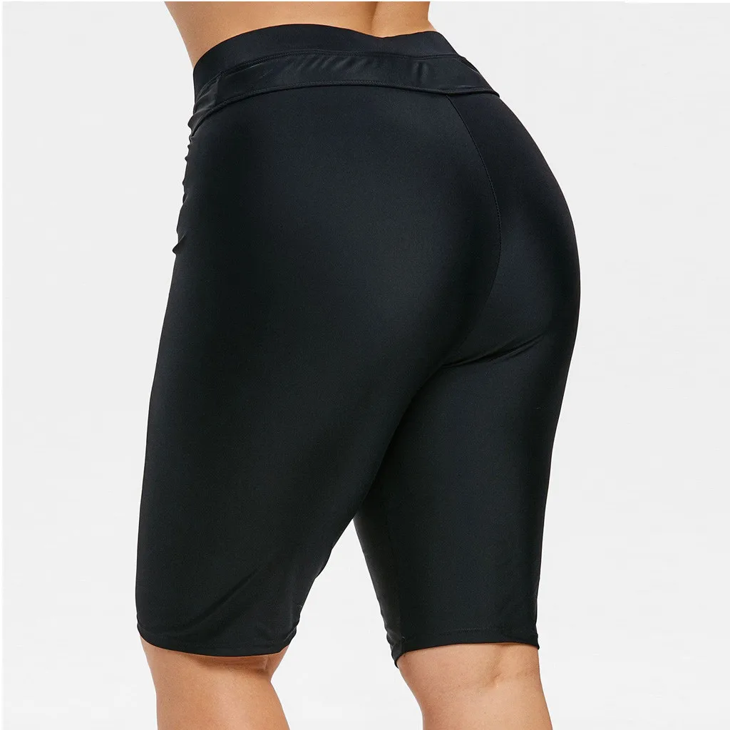 XL-5XL размера плюс шорты женские байкерские Шорты повседневные шорты с высокой талией спортивные короткие штаны для женщин korte broek dames короткие женские шорты