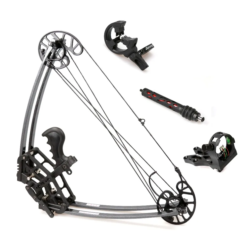 45lbs siciwinni Black Triangle Archery Hunting Compound Bow light