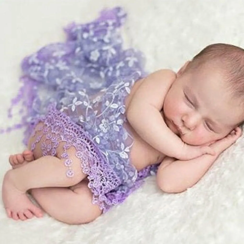 Baby Newborn Stretchy Backdrop Wrap Cloth Costume Photography Photo Prop Outfits Stretch Lace Wrap Newborn Photography Props