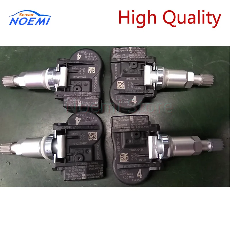 YAOPEI 4 шт. 407003VU0A 433 МГц для Nissan NOTE QASHQAI TIIDA хэчбек Renault ESPACE V KOLEOS давление в шинах 40700