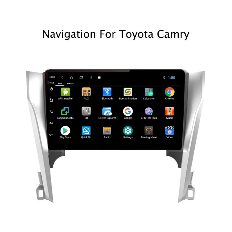 Sale NAVITOPIA 10.1inch 2G RAM 32G ROM Android 8.1 Car DVD Multimedia GPS Navigation for Toyota Camry 2012 2013 2014 3