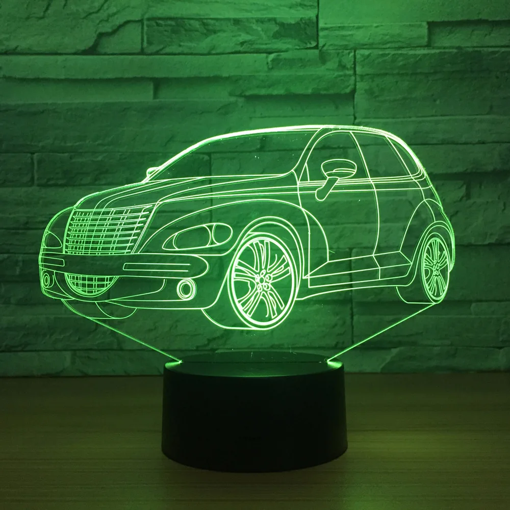 

Truck 3d Creative Led Night Light Usb Touch Remote Control Personalized Acrylic Kids Lamp Luminaria De Mesa Usb Led 3d Light