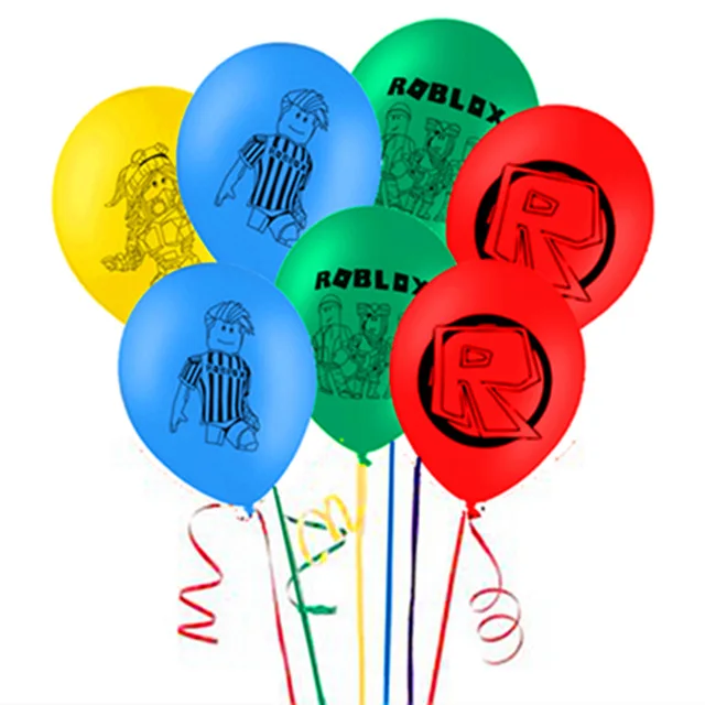 10 Pcs Roblox 12 Polegada Modelo De Jogo Bola De Brinquedo Dos - 10 pcs roblox 12 polegada modelo de jogo bola de brinquedo dos desenhos animados da folha baloes de latex balao de festa de aniversario favor decoracoes