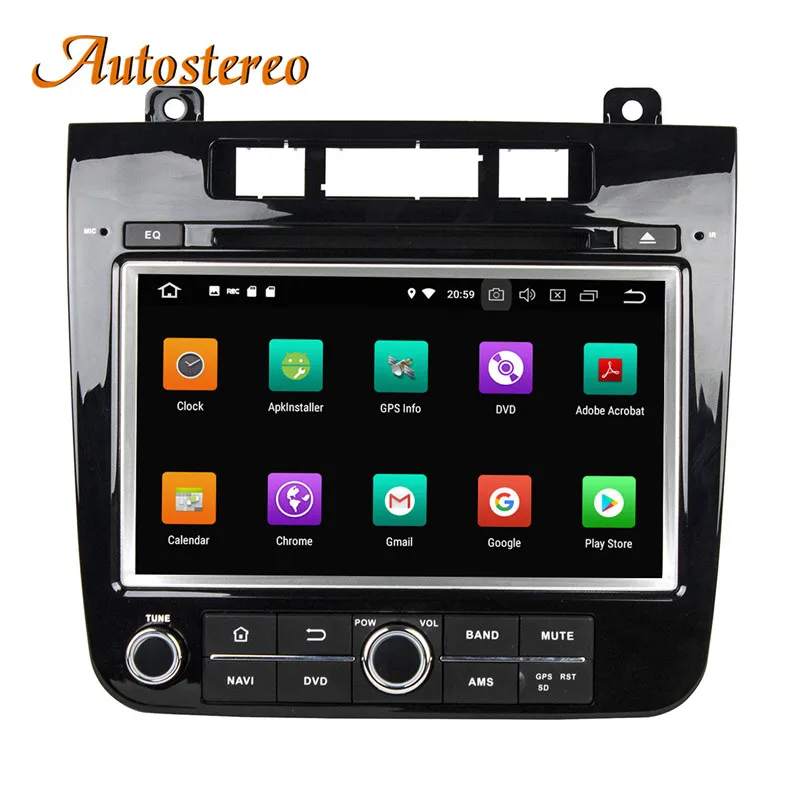 Автостерео Android 9 PX5/PX6 автомобильный dvd-плеер gps навигация для VW TOUAREG 2010- головное устройство мультимедийный плеер магнитофон