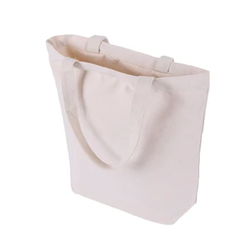 

Large Capacity Ladies Female Handbag Canvas Tote bag Simple Women Handbag Reusable Cotton Shopping Bag Solid Black White Clutch