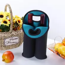Portable 1 2 Bottles Neoprene Wine Bottle Freezer font b Bag b font font b Cooler