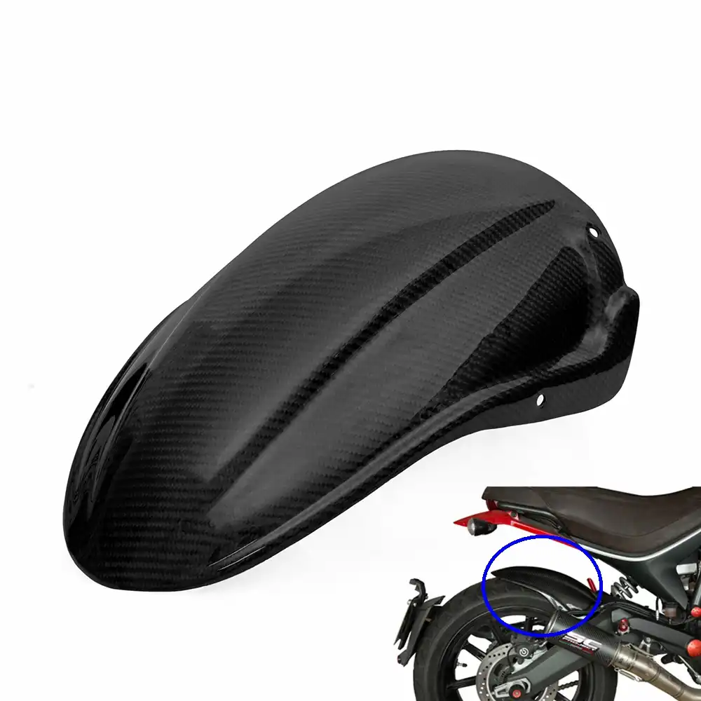 For Ducati Scrambler 800 Carbon Fiber Rear Fender Hugger Mudguard Icon Urban Classic 2014 2015 Motorcycle Accessories Covers Ornamental Mouldings Aliexpress