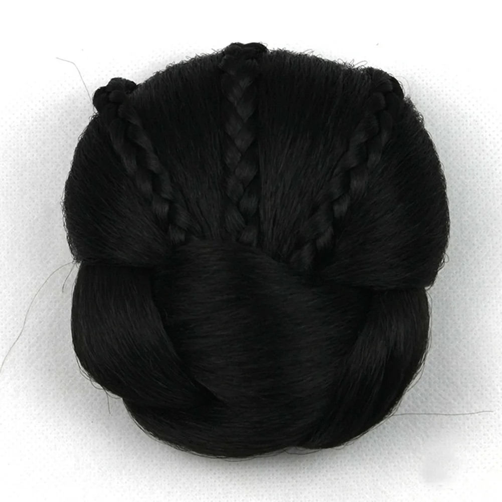 Удлинение Scrunchie удобная одежда плетение дышащий Легкий парик стиль элегантный