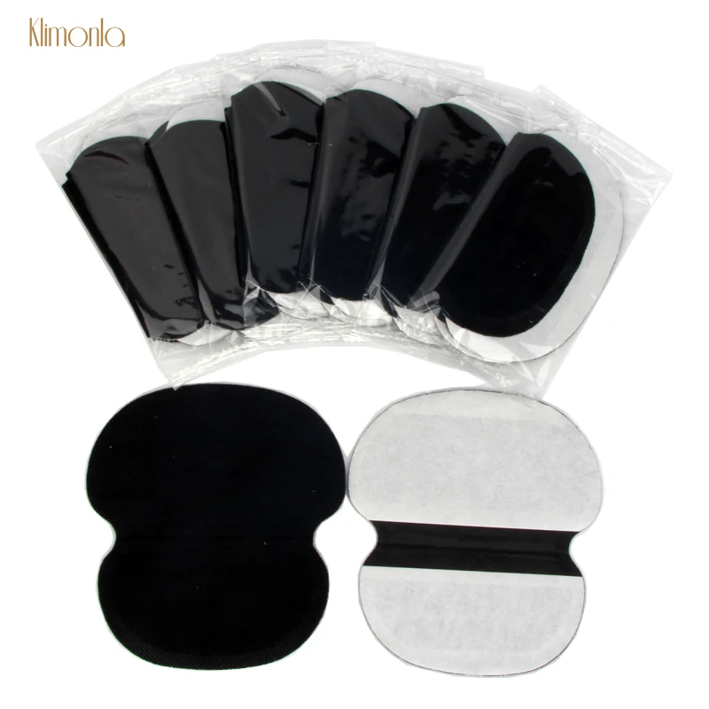 

100Pcs Black Summer Underarm Absorbing Sweat Deodorant Armpit Antiperspirant Disposable Pads Dress Clothing Shield Perspiration