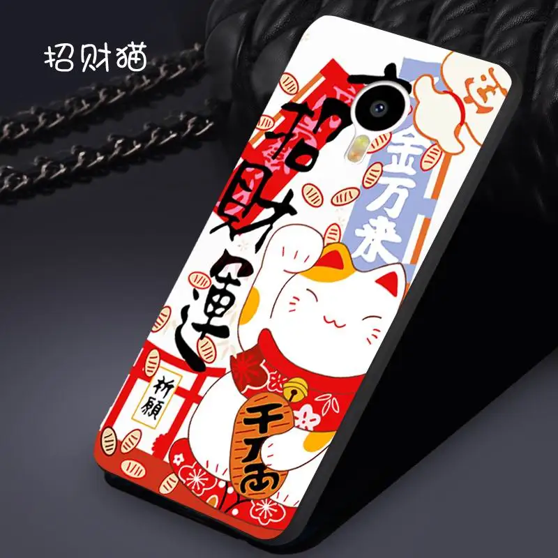 Meizu M3 Note Case Original Cover for Meizu M3 Note Case bag Cover Skin Wolf Fish Skull m3 note Fundas 100% BiNFUL 16