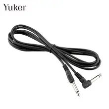 1pcs 3M Guitar-Amp Electric Guitar Audio Cable 10FT Cord Adapter Amplifier Patch Instrument Wire Right angle 6.5mm to 6.5mm