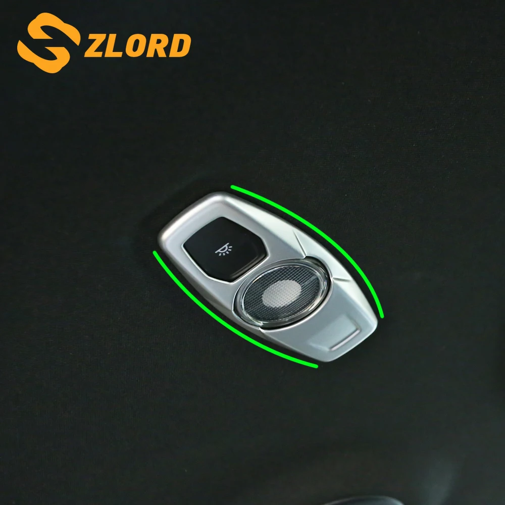 

Car Reading Lights Cover for Everest ABS Chrome Reading Lamps Cover Trim Fit for Ford Everest Endeavour 2015 - 2017 Accessories