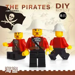 Один продажа Пираты Карибского моря SUPER HEROES Звездные войны DIY minifig DIY собрать строительных блоков Детские Рождественские игрушки подарок