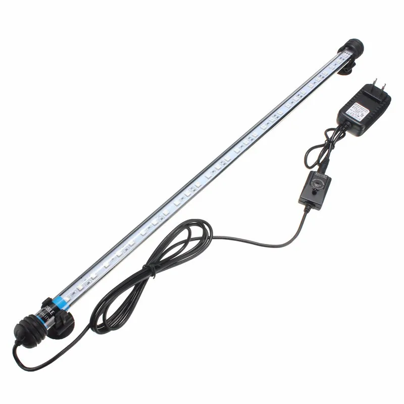 57CM 21 LED 5050 SMD RGB LED Aquarium Fish Tank Light Bar Submersible