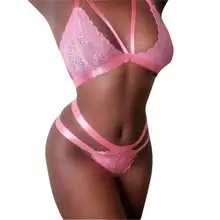 Новое Женское бикини Mujer Соблазнительные топы с шейным воротником кружевное нижнее белье бретельки топ бюстгальтер наборы Женский Femme купальник пляжные костюмы Feb27