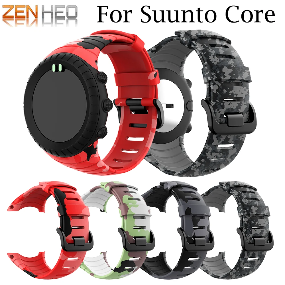 

outdoor sport Wrist band for Sunnto core silicone Strap Replacement watchstrap for Sunnto core wristband Bracelet Accessories