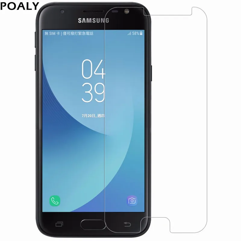 2pcs For Tempered Glass Samsung Galaxy J3 2017 Screen Protector For