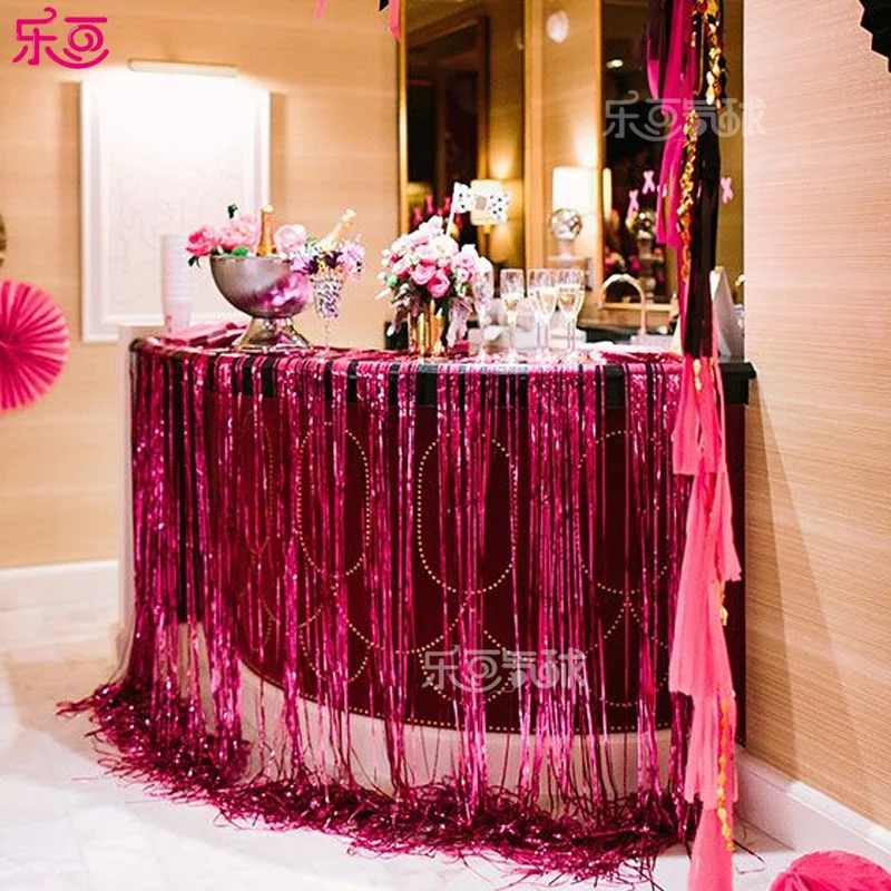 5 pieces/lot Decorative Curtains For Birthday Party Stage wedding