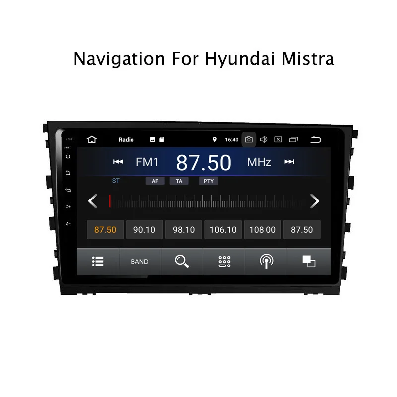 Excellent 10.1" 2G RAM 16G ROM Android 8.1 Car DVD Multimedia Player For Hyundai Mistra 2013 2014 2015- GPS Navigation Radio Stereo Audio 1