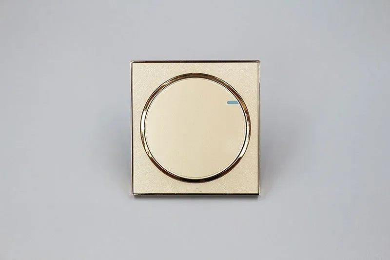 

VNTAL 86 type 1 gang 1 way luxury Golden light switch/Wall Switch Panel