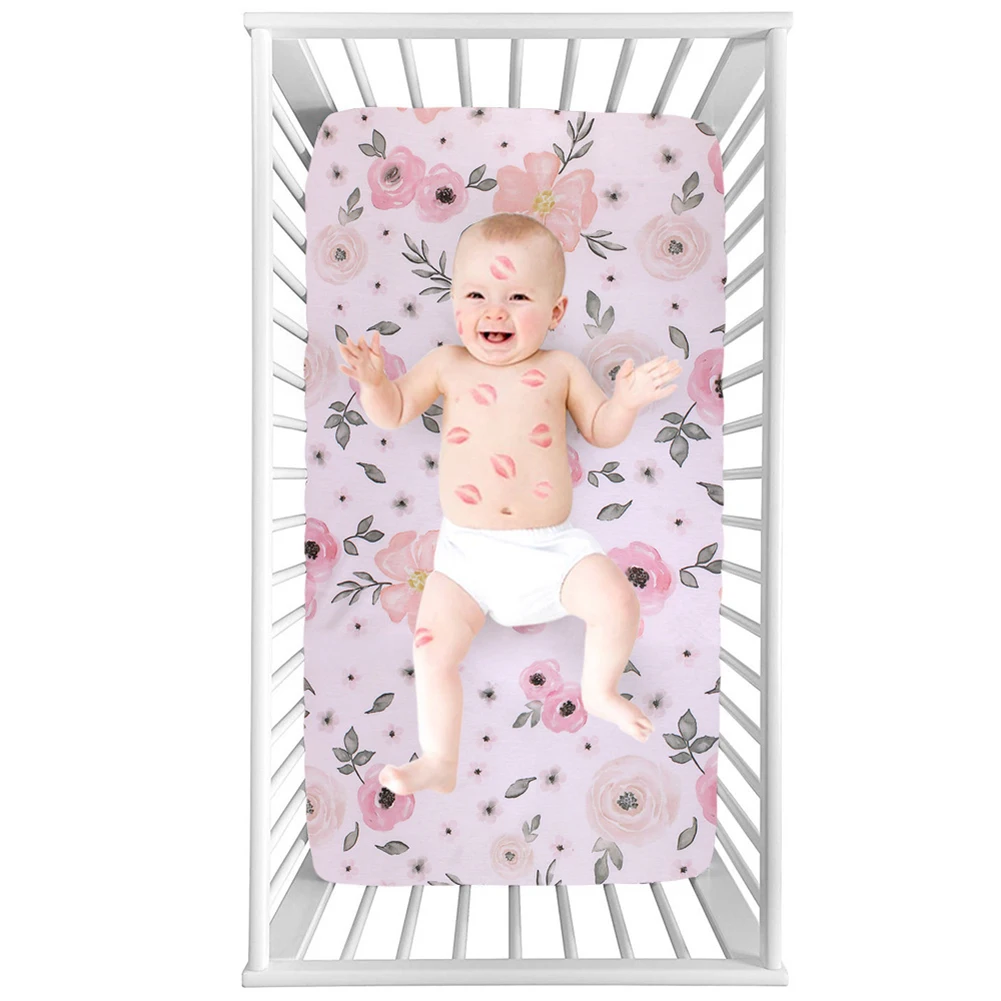 Summer Newborn Baby Bed Crib Sheet Mattress Cover 100% Cotton Crib Fitted Sheet Soft Baby Bed Mattress Cover Protector Cartoon Summer Newborn Baby Bed Crib Sheet Mattress Cover 100% Cotton Crib Fitted Sheet Soft Baby Bed Mattress Cover Protector Cartoon