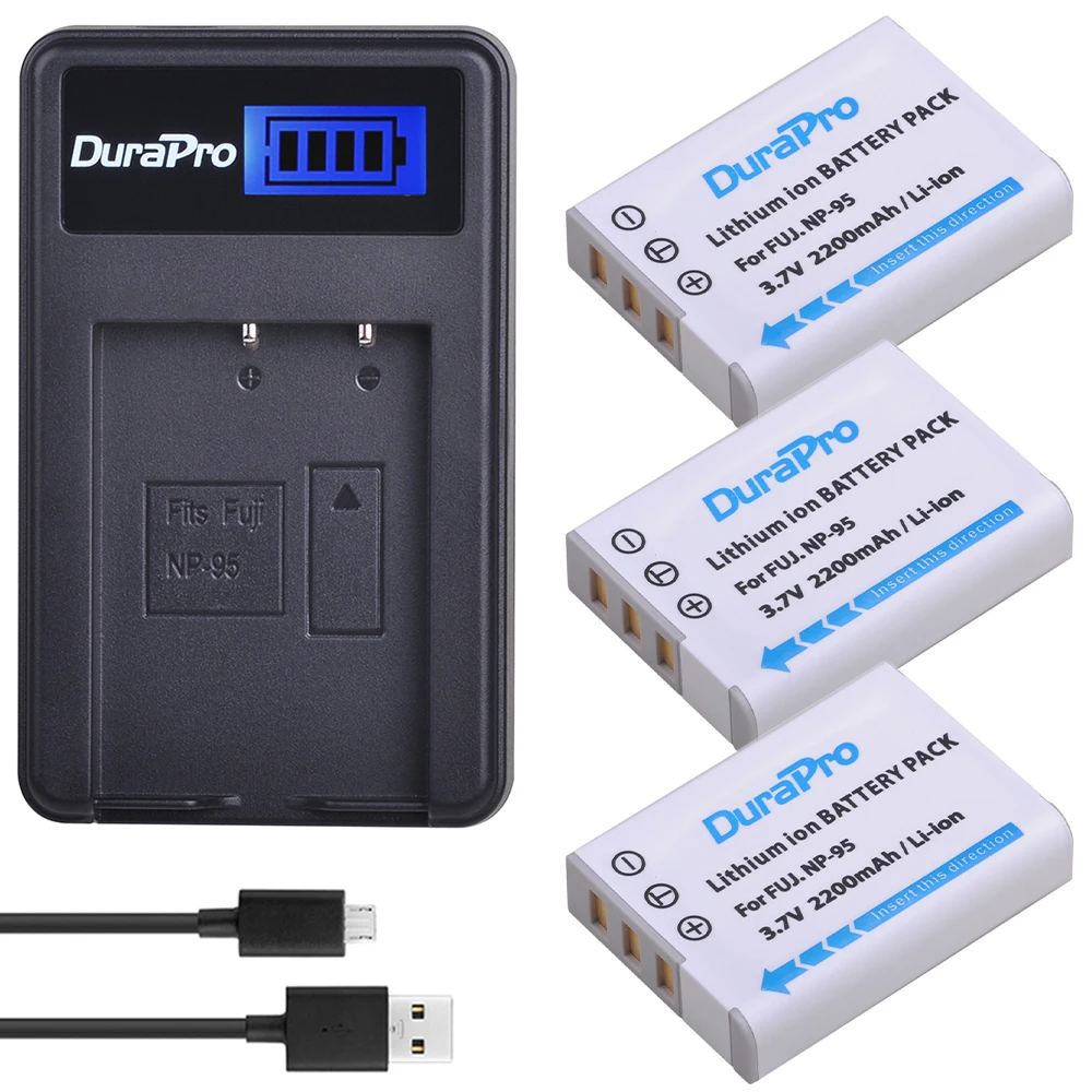 3 шт. аккумулятор для FUJIFILM F30 F31 F30fd F31fd 3D W1 X100T X100S X100|np 95|np95 batterynp-95 charger |