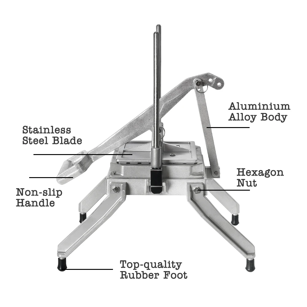 Ручной Резак для пищевых продуктов, овощерезки, фрукты, салат, кубики, нарезка, измельчитель, кухонный инструмент из алюминиевого сплава