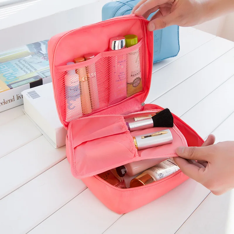 QIUYIN Solid Color Square Storage Bag Wholesale Custom Travel Wash Bag Waterproof Cosmetic Storage Bag Ladies Makeup QIUYIN Solid Color Square Storage Bag Wholesale Custom Travel Wash Bag Waterproof Cosmetic Storage Bag Ladies Makeup