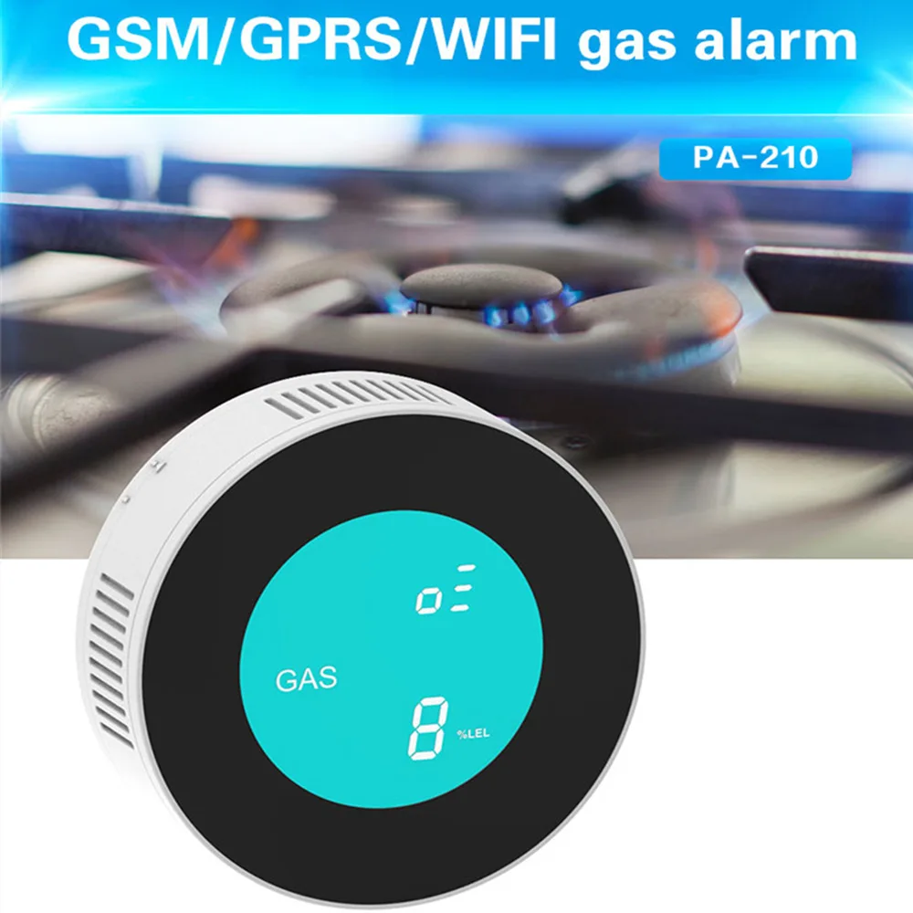 Pgst New Securitysmart App Wifi Control Combustible Gas Leak Detector