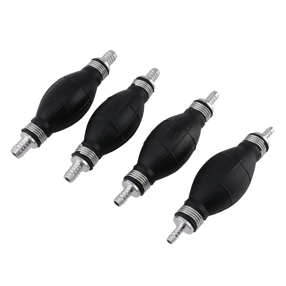 

6mm 8mm 10mm 12mm Rubber Aluminum Fuel Pump Line Hand Primer Bulb Gas Petrol Pump For Car Boat Marine Outboard