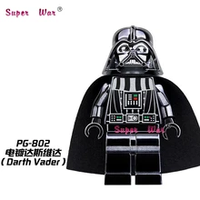 50 шт. строительные блоки для супергероев Chrom Darth Vader, блоки, друзья для мальчиков и девочек, домашние игры, детские игрушки