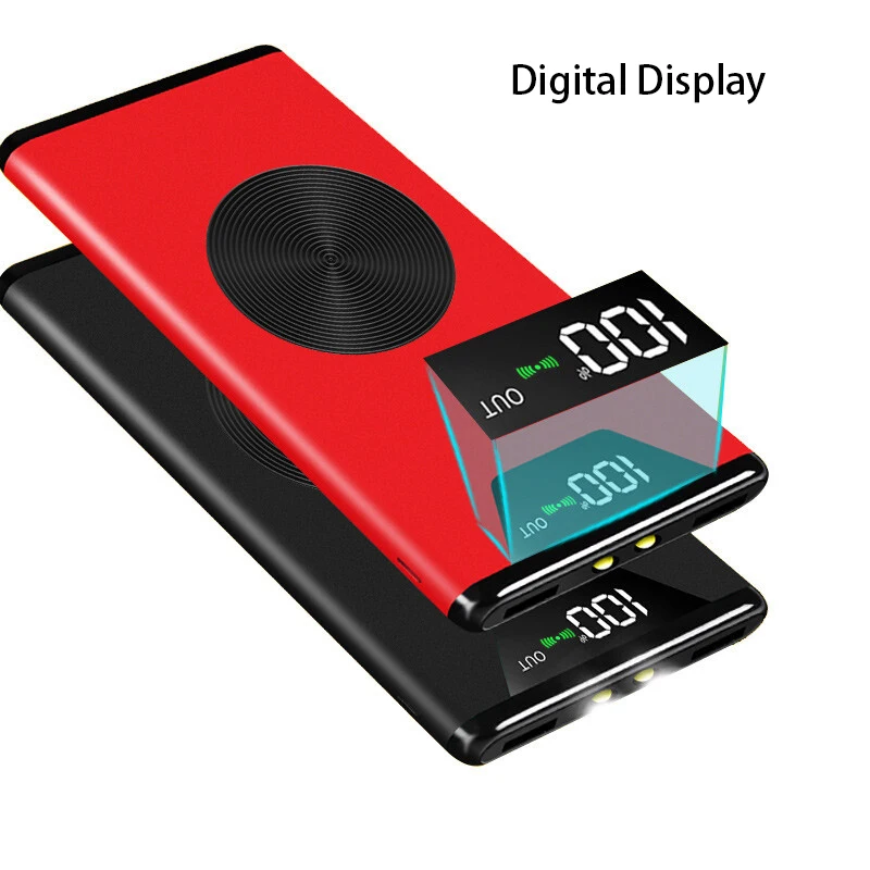 

Powerbank Wireless fast Charger USB Power Bank part for iPhone X xs Samsung S9 Nokia 93 Portable 20000mAh External Battery honor