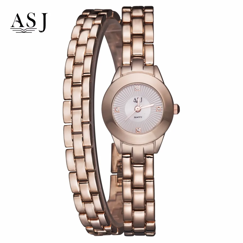 ASJ Female Watch New Fashion Ultra Long Strap Waterproof Quartz Watch Personality Women Watch