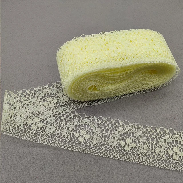 Hot 10 Yards High Quality White Lace Ribbon Tape 40MM Lace Trim