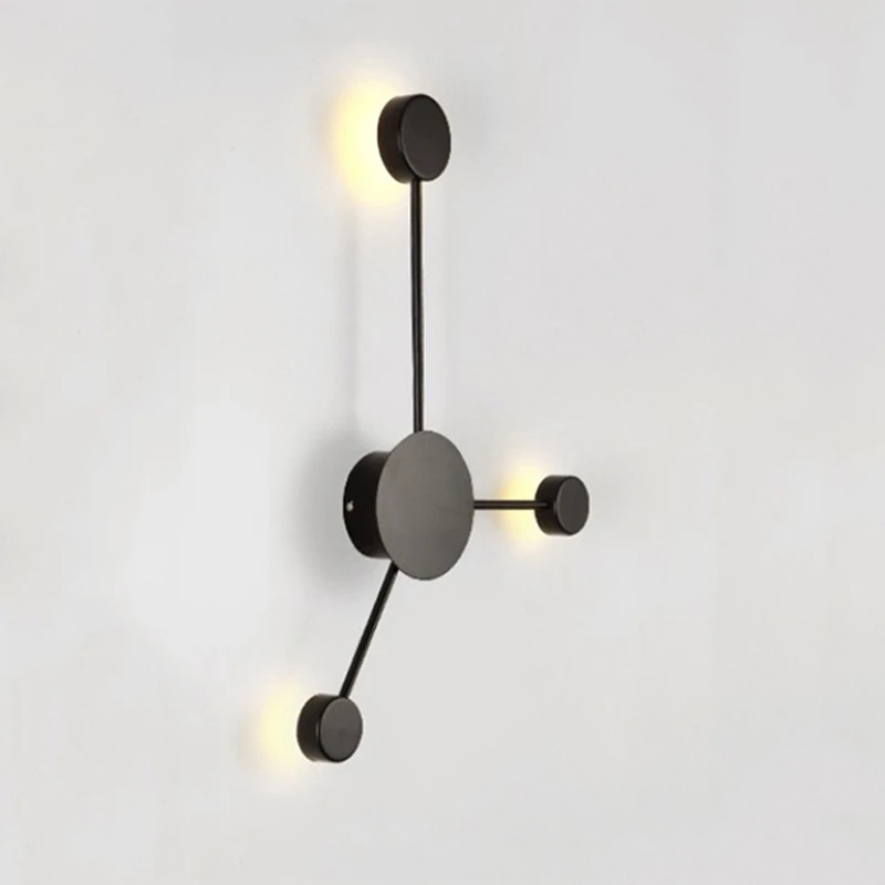 Novelty Modern LED Wall Lamp Minimalism Nordic Living Room Creative Wall Light LED  Decoration  Designer Corridor Hotel Bedroom (16)