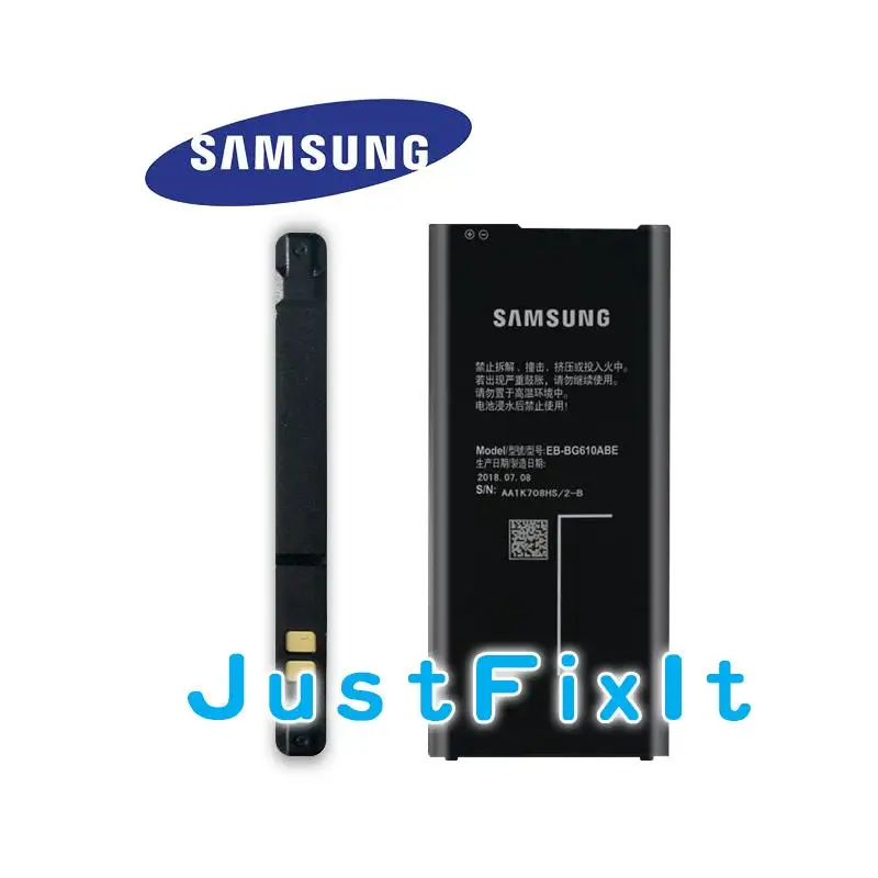 Оригинальный Батарея EB BG610ABE для samsung Galaxy On7 2016 J7 Prime G610 G615 G6100 2 Max 3300 мА/ч
