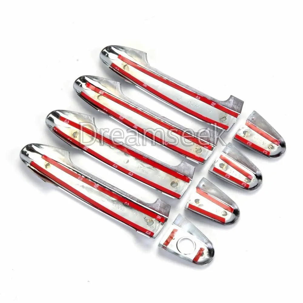 Крышка дверной ручки для Hyundai Santa Fe 2007 2008 2009 2010 2011 2012 хромированный корпус из АБС