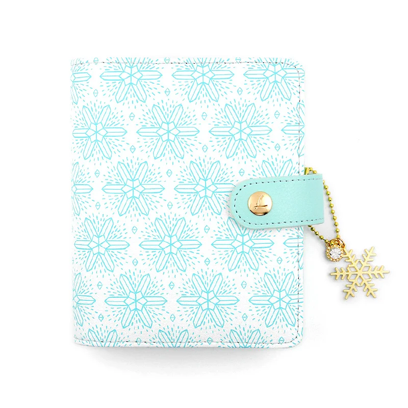 

Dokibook Sweet Snowflake A5A6A7 Personal Planner Notebook Zipper Hasp Organizer Diary Monthly Weekly Agenda Gifts Stationery