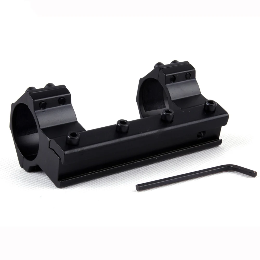 Ohhunt Tactical Optical Sights 11mm Rail Mount 30mm Caliber 100mm Scope Dovetail Rings with Stop Pin for .22 Airgun (3)
