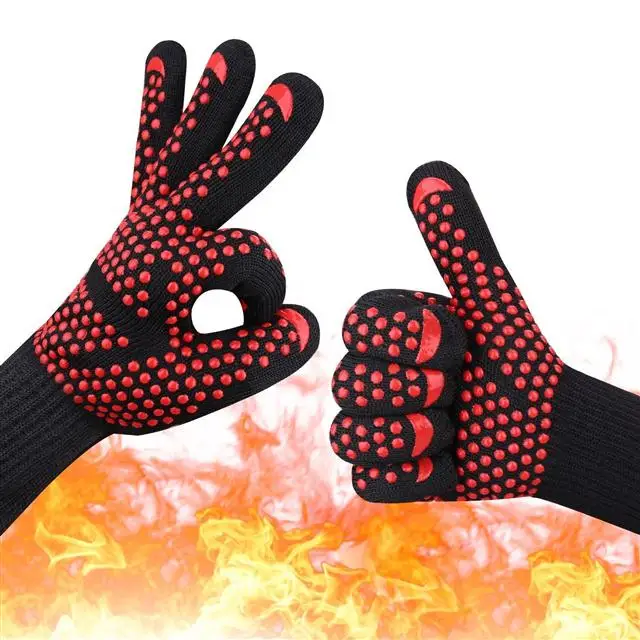 Огнестойкие перчатки с экстремальным горячим температурой 900