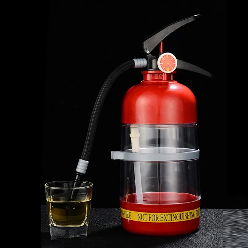 

Large Bar Accessories Fire extinguisher Beer Dispenser Drinking Pump Machine Family Beverage Water Juice Dispenser For Party