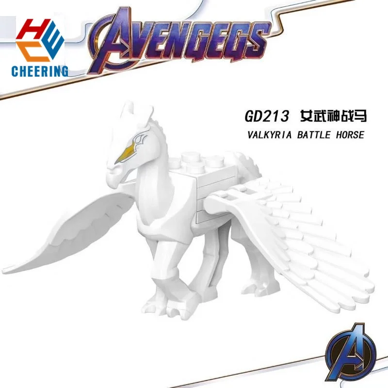 

Single Sale Building Blocks Avengers 4 INFINITY WAR Gauntlet Valkyria Battle Horse Figures Collection Toys For Children GD213
